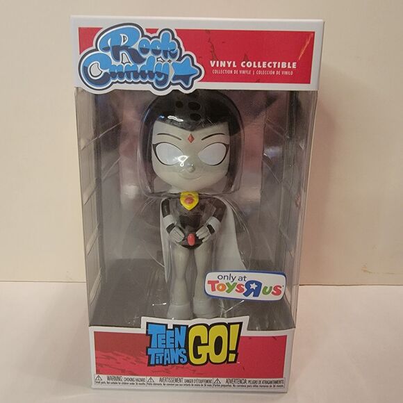Vinyl Collectibles Teen Titans Go! RAVEN Blank Eyes Toys R Us Exclusive NIB - Picture 1 of 4